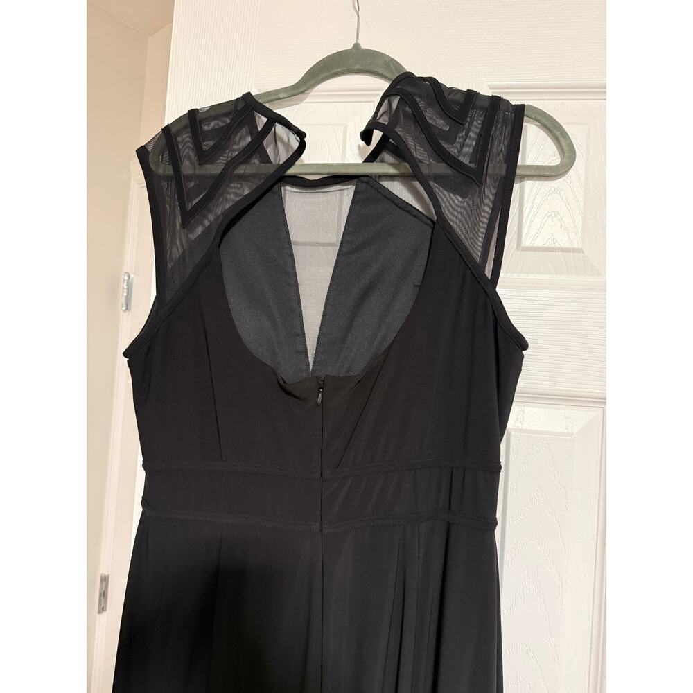 Black Long Gown Dress size 16 - Picture 7 of 9